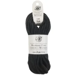 Flash Sale ❤️ Macramé Cotton Cord by Loops & Threads®, 25yd. ⭐ 13 Flash Sale ❤️ Macramé Cotton Cord by Loops & Threads®, 25yd. ⭐ -Crafted Loops Sales Store 10665938 1 1