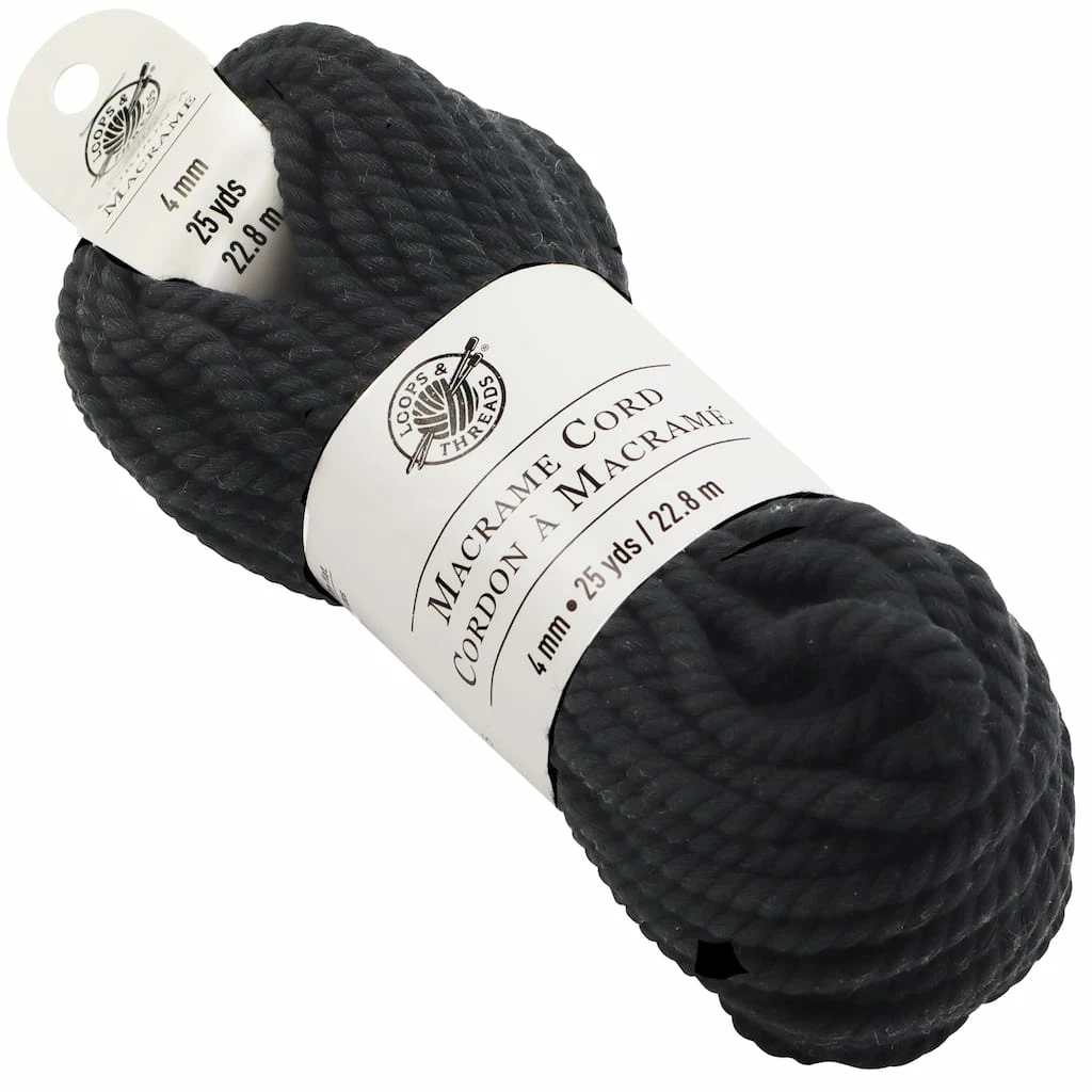 Flash Sale ❤️ Macramé Cotton Cord by Loops & Threads®, 25yd. ⭐ 4 Flash Sale ❤️ Macramé Cotton Cord by Loops & Threads®, 25yd. ⭐ - Image 2