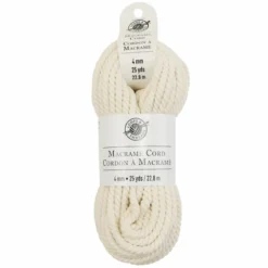 Flash Sale ❤️ Macramé Cotton Cord by Loops & Threads®, 25yd. ⭐ 11 Flash Sale ❤️ Macramé Cotton Cord by Loops & Threads®, 25yd. ⭐ -Crafted Loops Sales Store 10665944 1