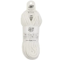 Brand new ✔️ 12 Pack: Macramé Cotton Cord by Loops & Threads®, 25yd. ✨ -Crafted Loops Sales Store 10665946 1 1