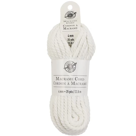 Flash Sale ❤️ Macramé Cotton Cord by Loops & Threads®, 25yd. ⭐ 7 Flash Sale ❤️ Macramé Cotton Cord by Loops & Threads®, 25yd. ⭐ - Image 5