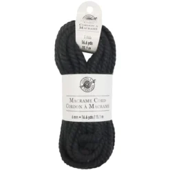 New ⌛ Macramé Cotton Cord by Loops & Threads®, 50ft. ❤️ -Crafted Loops Sales Store 10665948 1