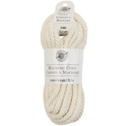 Brand new ✨ 12 Pack: Macramé Cotton Cord by Loops & Threads®, 50ft. 🎉 -Crafted Loops Sales Store 10665952 1 1