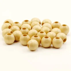 Buy ⌛ Natural Wood Round Beads by Loops & Threads®, 16mm 👏 -Crafted Loops Sales Store 10666681 2