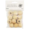 Brand new ✨ 12 Packs: 12 ct. (144 total) Natural Wood Round Beads, 25mm by Loops & Threads® 🎁 -Crafted Loops Sales Store 10666683 1 1