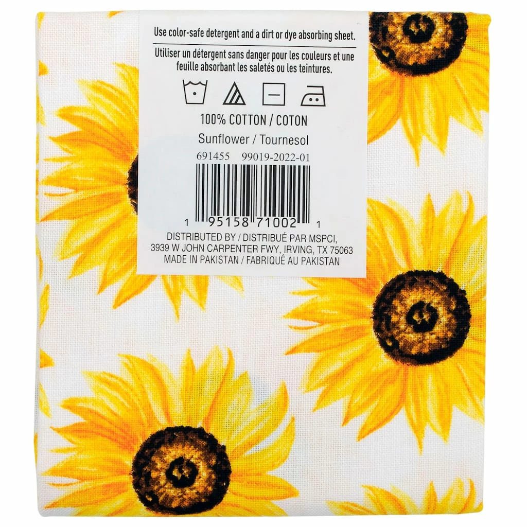 Best deal π Sunflower Cotton Fabric Bundle by Loops & Threads™ π 8 Best deal π Sunflower Cotton Fabric Bundle by Loops & Threads™ π - Image 6