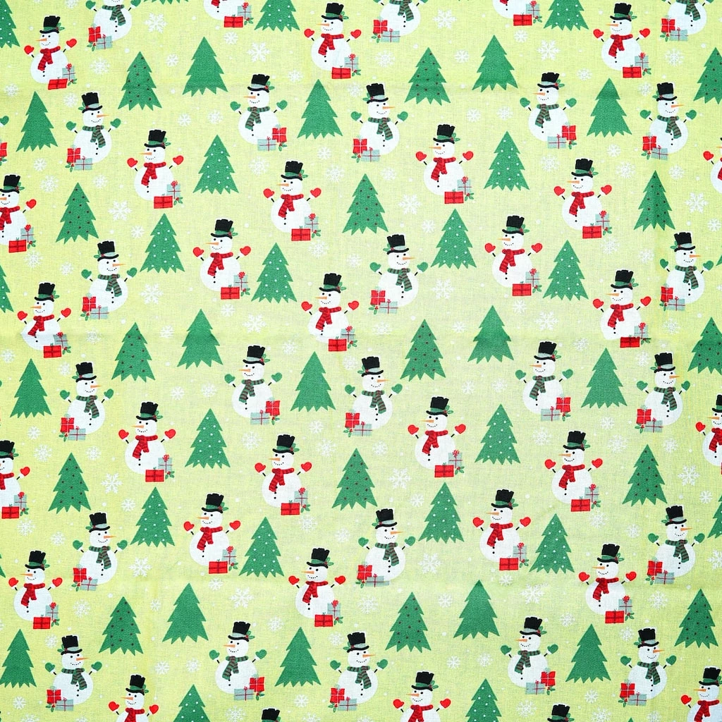 Top 10 π Snowman Cotton Fabric by Loops & Threads® π 4 Top 10 π Snowman Cotton Fabric by Loops & Threads® π - Image 2