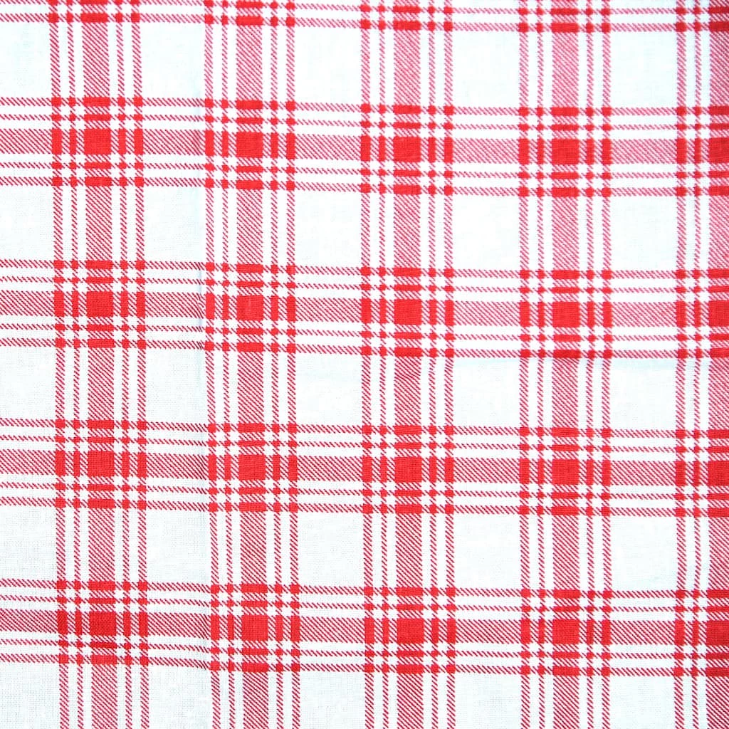 Coupon π Red Plaid Cotton Fabric by Loops & Threads® π 3 Coupon π Red Plaid Cotton Fabric by Loops & Threads® π