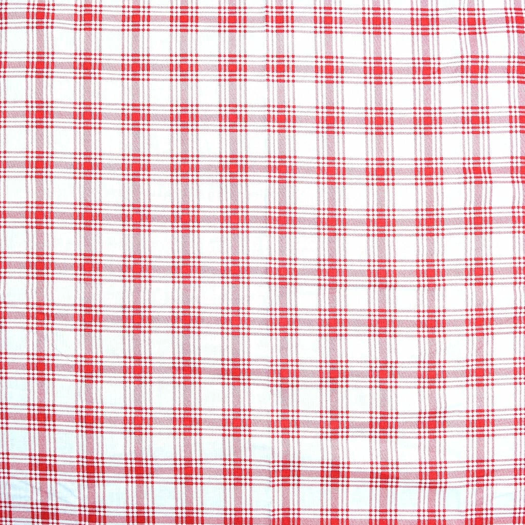 Coupon π Red Plaid Cotton Fabric by Loops & Threads® π 4 Coupon π Red Plaid Cotton Fabric by Loops & Threads® π - Image 2