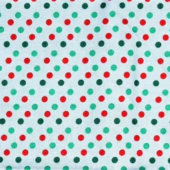 Cheapest π― Red & Green Polka Dot Cotton Fabric by Loops & Threads® π₯°