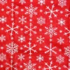 Deals ⌛ Red Snowflake Cotton Fabric by Loops & Threads® 🌟 -Crafted Loops Sales Store 10699485 1