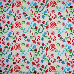 Discount 🤩 Candy Cane Cotton Fabric by Loops & Threads® ❤️ -Crafted Loops Sales Store 10699499 2