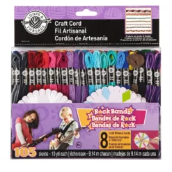 Brand new ⌛ Loops & Threads™ Craft Cord, Rock Bandz ❤️