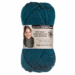 Budget ⌛ 15 Pack: Cozy Wool™ Yarn by Loops & Threads® ✨ -Crafted Loops Sales Store MP160530 1