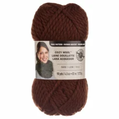 Budget ⌛ 15 Pack: Cozy Wool™ Yarn by Loops & Threads® ✨ -Crafted Loops Sales Store MP160548 1