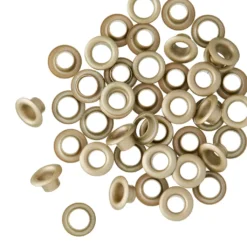 Outlet 🔥 12 Packs: 25 ct. (600 total) 3/16" Antique Brass Eyelets by Loops & Threads™ 🤩