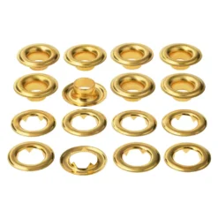 Wholesale π 12 Packs: 8 ct. (96 total) 7/16" Gold Eyelets by Loops & Threads™ π₯°