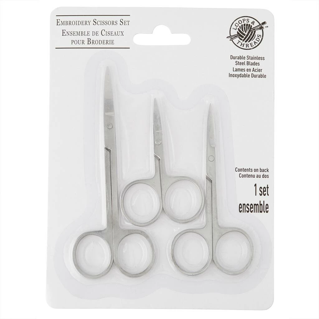 Discount π 12 Packs: 3 ct. (36 total) Embroidery Scissor Set by Loops & Threads™ π 5 Discount π 12 Packs: 3 ct. (36 total) Embroidery Scissor Set by Loops & Threads™ π - Image 3