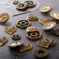 Cheapest ⌛ 12 Pack: Steampunk Buttons Set by Loops & Threads® ❤️ -Crafted Loops Sales Store MP509316 20