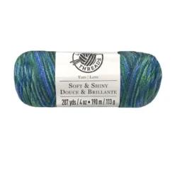 Best Pirce 🔥 15 Pack: Soft & Shiny™ Ombre Yarn by Loops & Threads® 🛒 -Crafted Loops Sales Store MP563166 1