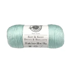 Best Sale 😍 15 Pack: Soft & Shiny Solid Yarn by Loops & Threads® 🔔 -Crafted Loops Sales Store MP563191 1
